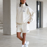 Heritage Jogger Shorts - Chalk & True Navy