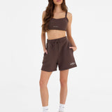 Heritage Jogger Shorts - Dark Chocolate