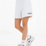 Heritage Jogger Shorts - Marl White & Deep Green