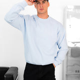 Miles Relaxed Jumper - Powder Blue