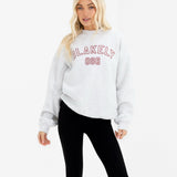 Alexis Oversized Jumper - Marl White