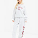Alexis Oversized Jumper - Marl White