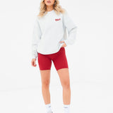 Motion Oversized Jumper - Marl White