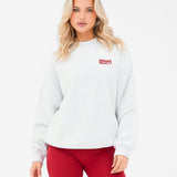 Motion Oversized Jumper - Marl White