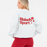 Motion Oversized Jumper - Marl White