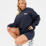 Motion Oversized Jumper - True Navy