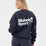 Motion Oversized Jumper - True Navy