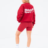 Motion Oversized Jumper - Cherry Red