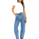 Blakely Mom Jeans - Mid Blue