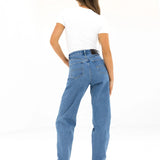 Blakely Mom Jeans - Mid Blue