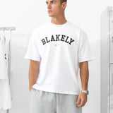 Varsity Unfitted T-Shirt - White & Black