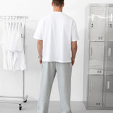 Varsity Unfitted T-Shirt - White & Black