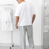 Varsity Unfitted T-Shirt - White & Pine Green