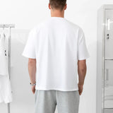 Varsity Unfitted T-Shirt - White & Pine Green
