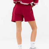 Harper Jogger Shorts - Berry Red