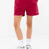 Harper Jogger Shorts - Berry Red