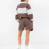 Harper Jogger Shorts - Light Brown