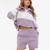 Harper Jogger Shorts - Lilac
