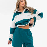 Harper Jogger Shorts - Teal