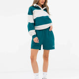 Harper Jogger Shorts - Teal
