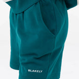 Harper Jogger Shorts - Teal
