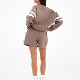 Lily Jogger Shorts - Light Brown