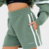 Amber Jogger Shorts - Green
