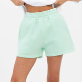 Isabel Jogger Shorts - Pastel Green