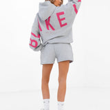 Isabel Jogger Shorts - Marl Grey