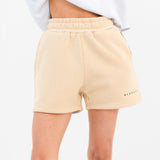 Isabel Jogger Shorts - Light Tan