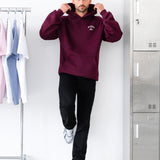 NYC Relaxed Hoodie - Dark Burgundy