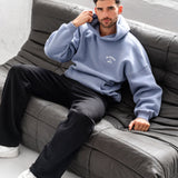 NYC Relaxed Hoodie - Cloudy Blue