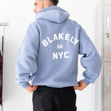NYC Relaxed Hoodie - Cloudy Blue
