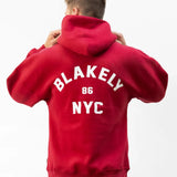 NYC Relaxed Hoodie - Red