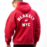 NYC Relaxed Hoodie - Red