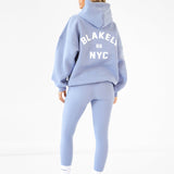 NYC Oversized Hoodie - Cloudy Blue