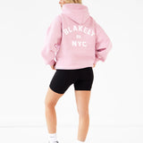 NYC Oversized Hoodie - Vintage Pink