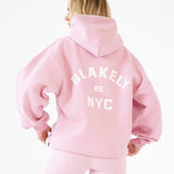 NYC Oversized Hoodie - Vintage Pink
