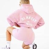 NYC Oversized Hoodie - Vintage Pink