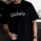 Logo Unfitted T-Shirt - Black