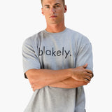 Logo Unfitted T-Shirt - Marl Grey
