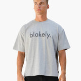 Logo Unfitted T-Shirt - Marl Grey