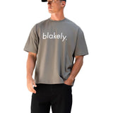 Logo Unfitted T-Shirt - Washed Khaki