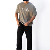 Logo Unfitted T-Shirt - Washed Khaki