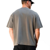 Logo Unfitted T-Shirt - Washed Khaki