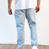 Vol.15 Loose Fitting Jeans - Light Blue