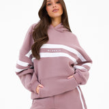Amber Oversized Hoodie - Dusty Pink