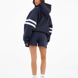 Amber Oversized Hoodie - True Navy