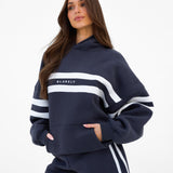 Amber Oversized Hoodie - True Navy