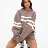 Lily Oversized Hoodie - Light Brown
